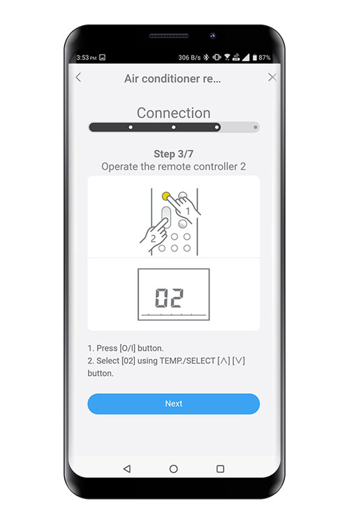 Press the WPS button on the WLAN router that you are connecting to. Refer to the operating manual of the WLAN router for the location of the button and how to press it.